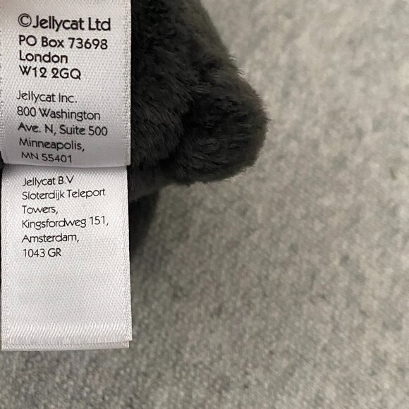 NWT Jellycat Bashful Inky Bunny Bag Charm 100% Authentic - Picture 10 of 14